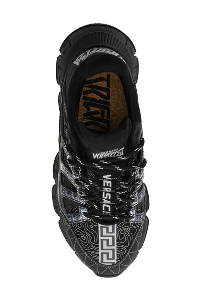 Versace trigreca sneakers DSU8094 D18TCG BLACK SILVER