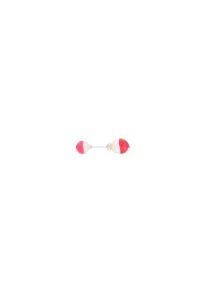 Panconesi「混合」耳環 EA043 S 櫻桃粉紅