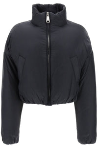 Khrisjoy 'joy' oversized cropped down jacket EFPW013SPR BLACK