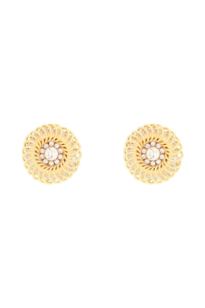 Alessandra rich spiral earrings FABA2527 J024 CRY GOLD