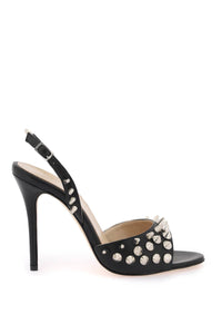 Alessandra rich sandals with spikes FABS2077 L004 BLACK