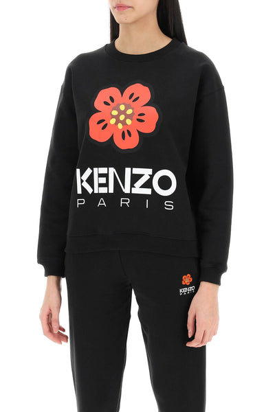 Kenzo bokè 花卉圓領運動衫 FD52SW0364ME 黑色