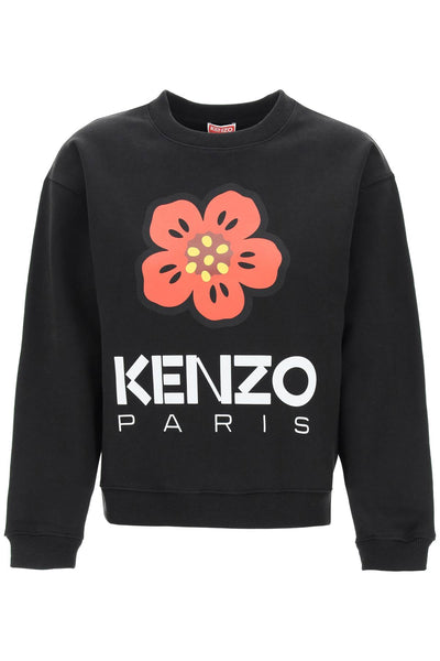 Kenzo bokè 花卉圓領運動衫 FD52SW0364ME 黑色