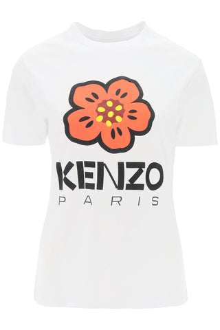 Kenzo boke flower printed t-shirt FD52TS0394SO WHITE
