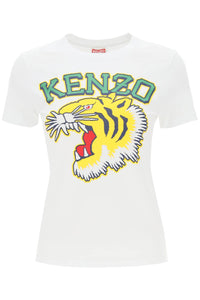 Kenzo 'tiger varsity jungle' t-shirt FD62TS0844SO BLANC CASSE
