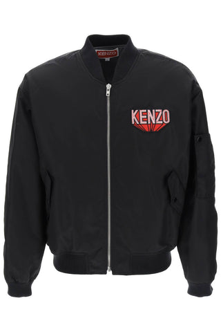 Kenzo kenzo 3d varsity bomber jacket FD65BL1279OC BLACK