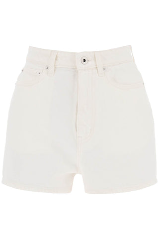 Kenzo japanese denim shorts FE52DS2006W4 STONE BLEACHED WHITE DENIM