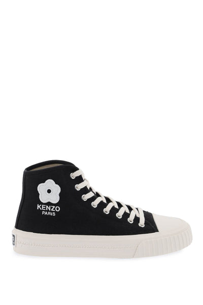 Kenzo canvas kenzo foxy high-top sneakers FE52SN025F72 NOIR