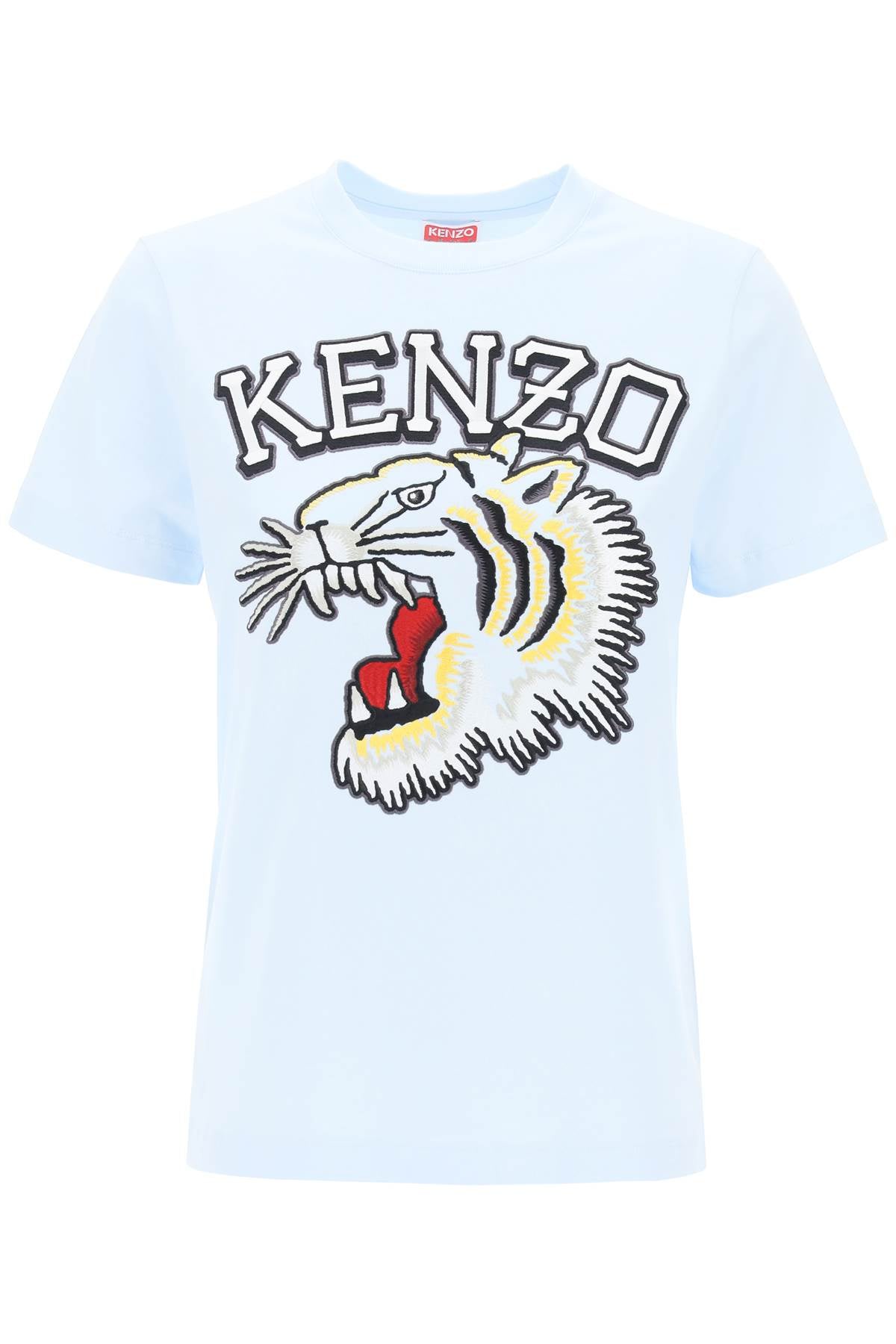 Kenzo Tiger 大學隊圓領 T 卹 FE52TS1164SG BLEU CLAIR