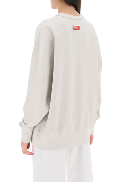 Kenzo 'lucky tiger' oversized sweatshirt FE58SW0104MF GRIS CLAIR