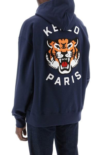 Kenzo luky tiger hoodie FE58SW0114MF BLEU NUIT