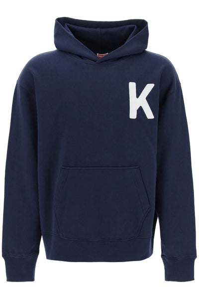 Kenzo luky tiger hoodie FE58SW0114MF BLEU NUIT