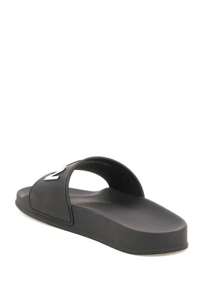 Dsquared2 icon 橡膠拖鞋 FFM0023 17203516 黑色