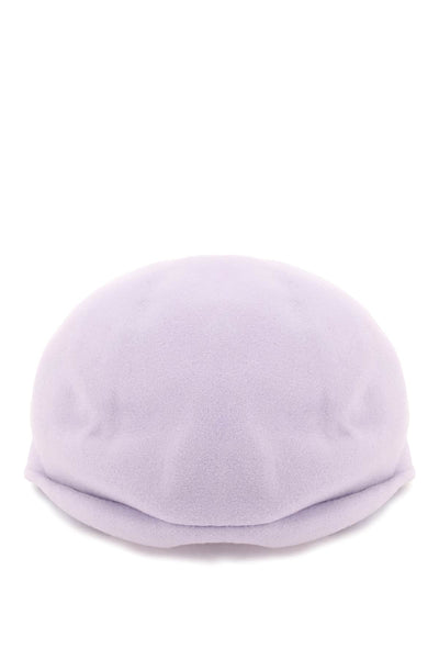 COMME DES GARCONS襯衫羊毛平面帽FJ K601 W22淺紫色
