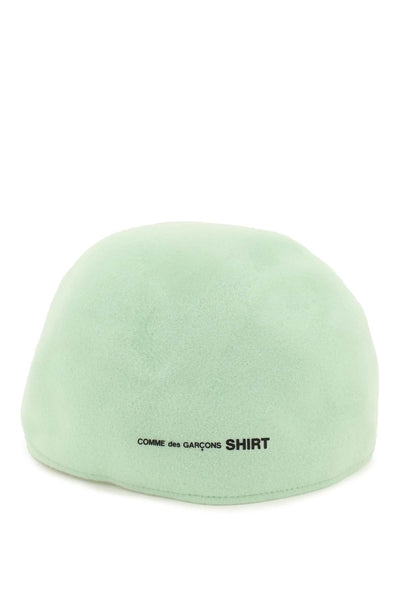 COMME DES GARCONS襯衫羊毛扁平帽FJ K601 W22淺綠色