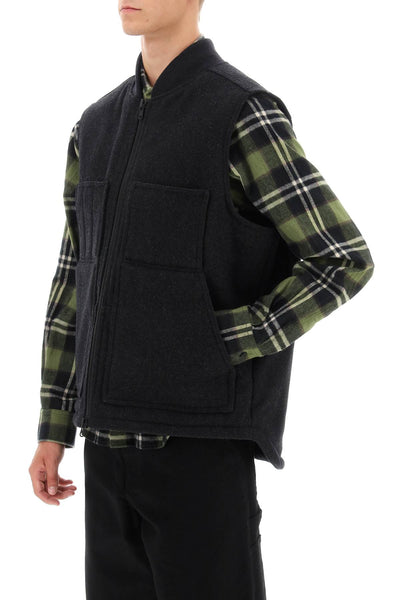 Filson mackinaw wool vest FMGIL0017W0253 CHARCOAL
