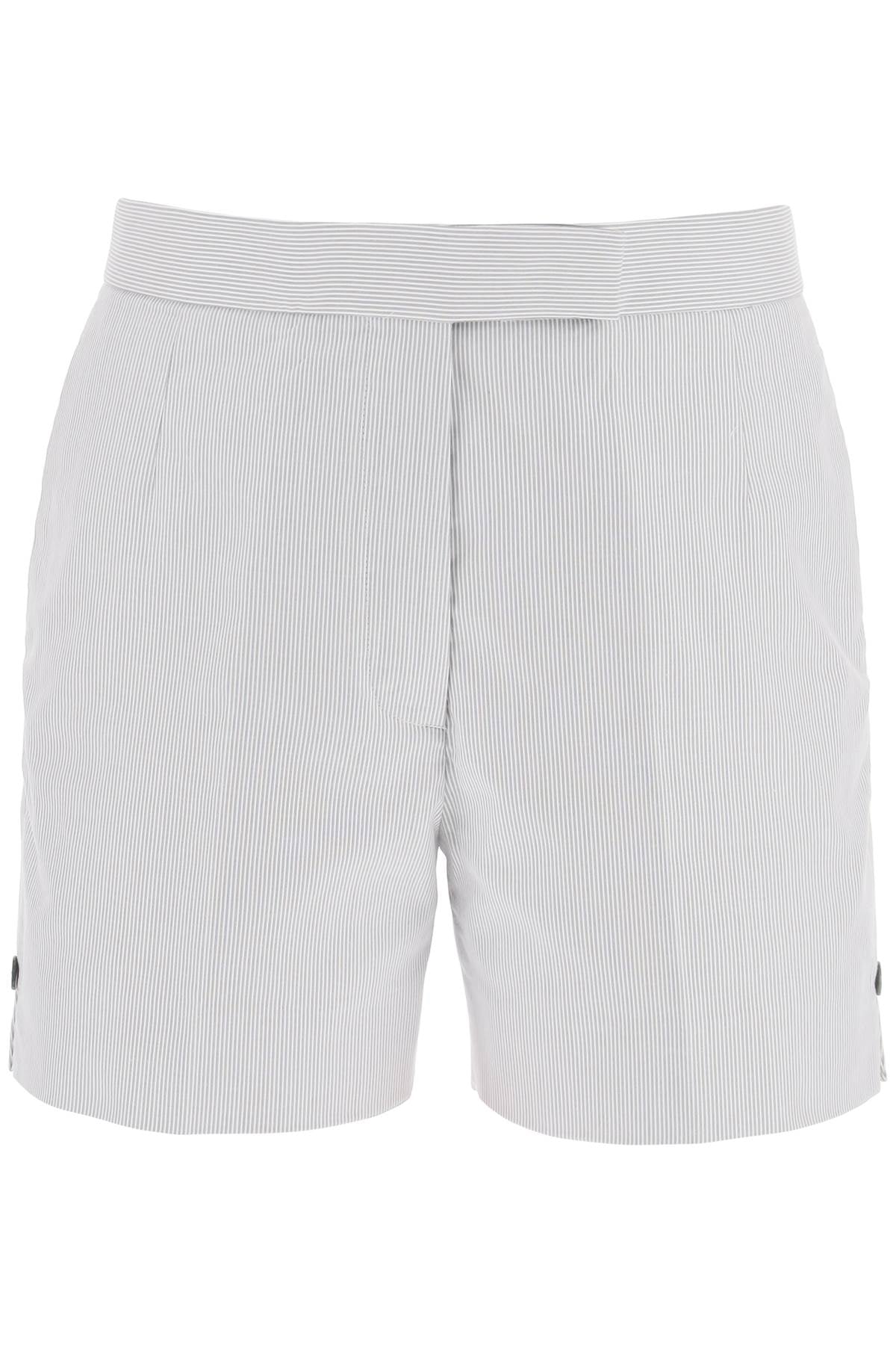 Thom browne shorts with pincord motif FTC468A06272 MED GREY