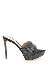 Gianvito rossi 'crystal tracey' mules G16550 85RIC RAS BLACK