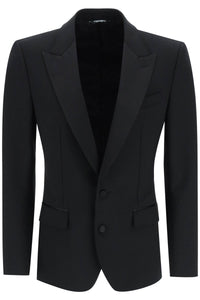 Dolce & gabbana single-breasted tuxedo jacket G2PQ4T GG150 NERO