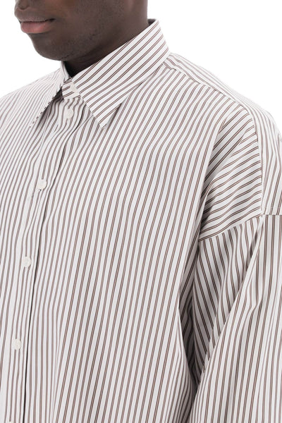 Dolce & gabbana "oversized striped poplin shirt G5LU6T FR5ZP RIGATO
