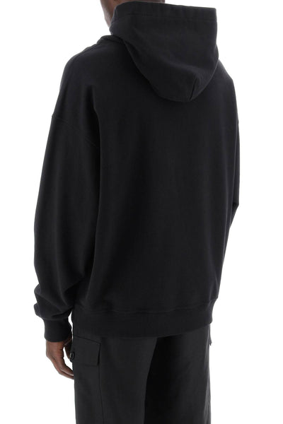 Dolce & gabbana hooded sweatshirt with logo print G9AKAT HU7PP NERO