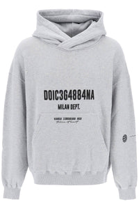 Dolce & gabbana distressed-effect hoodie G9AKPT G7KX8 MELANGE GRIGI