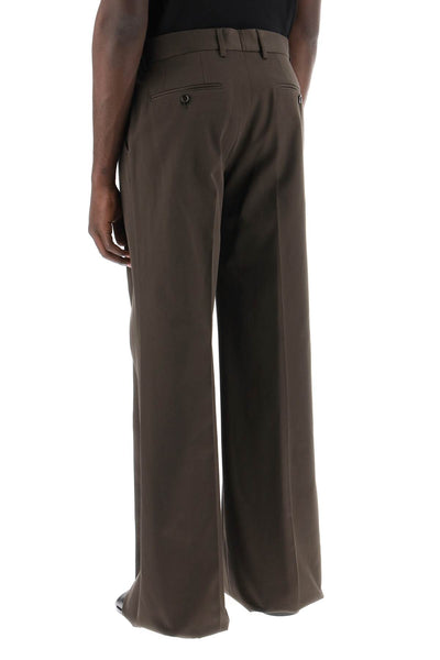 Dolce & gabbana tailored cotton trousers for men GP01PT FU60L MARRONE