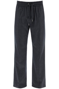 Dolce & gabbana flannel trousers for men GP03FT FU21Q MELANGE GRIGI