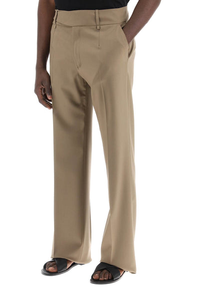 Dolce & gabbana tailored stretch trousers in bi-st GP07DT FUBGC MAKE UP SCURO