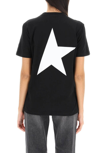 Golden goose star t-shirt GWP01220 P000879 BLACK WHITE