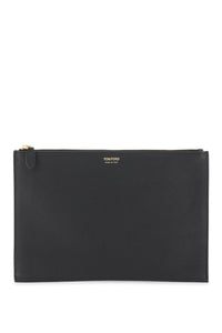 Tom ford grained leather pouch H0486 LCL213G BLACK