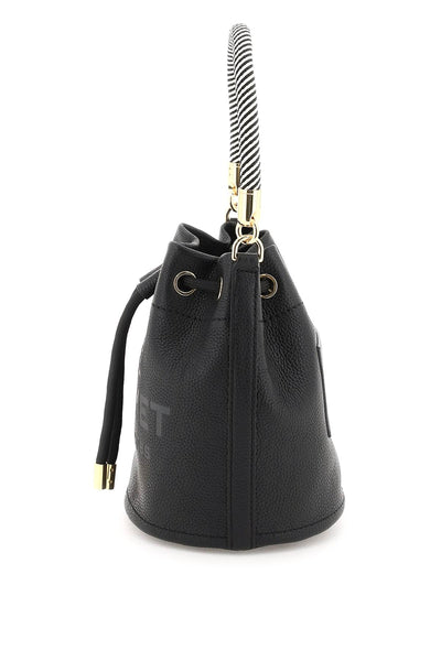 Marc jacobs the leather bucket bag H652L01PF22 BLACK