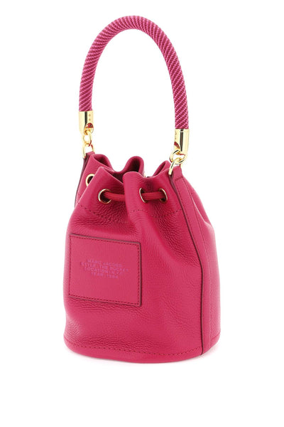 Marc jacobs the leather bucket bag H652L01PF22 LIPSTICK PINK