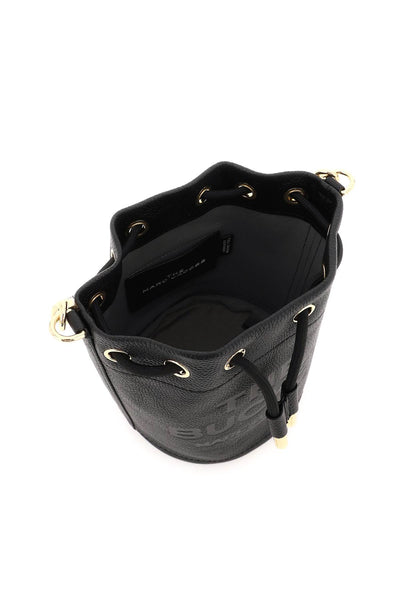 Marc jacobs the leather bucket bag H652L01PF22 BLACK