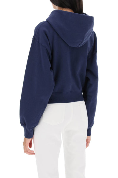 Sporty rich wellness cropped hoodie HC851 NAVY