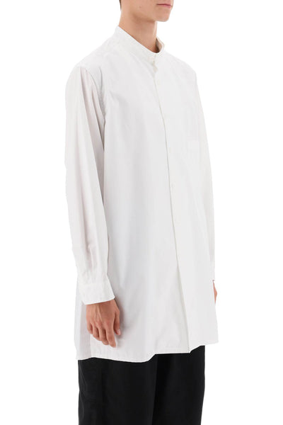 Yohji yamamoto layered longline shirt HJ B50 018 WHITE