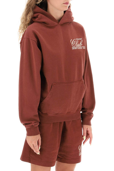 Sporty rich '94 country club' hoodie HO841 MAROON