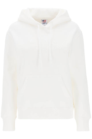 Autry hoodie with logo embroidery HOIW409W WHITE