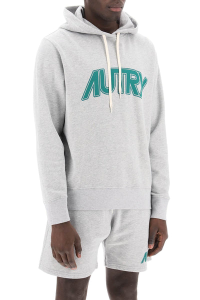 Autry hoodie with maxi logo print HOPM508M MELANGE