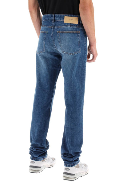 Ami paris regular fit jeans HTR001 DE0016 USED BLUE
