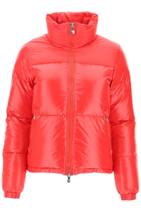 Pyrenex goldin 3 short down jacket HWU048 RIBBON RED