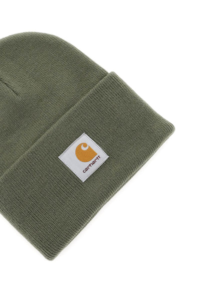 Carhartt wip beanie hat with logo patch I020222 SALVIA