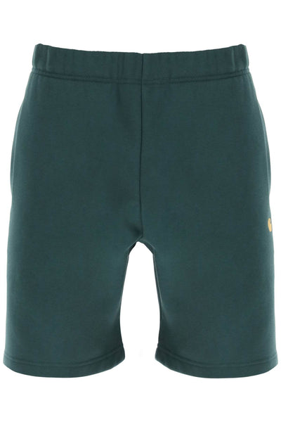 Carhartt wip chase sweat shorts I028950 DISCOVERY GREEN GOLD