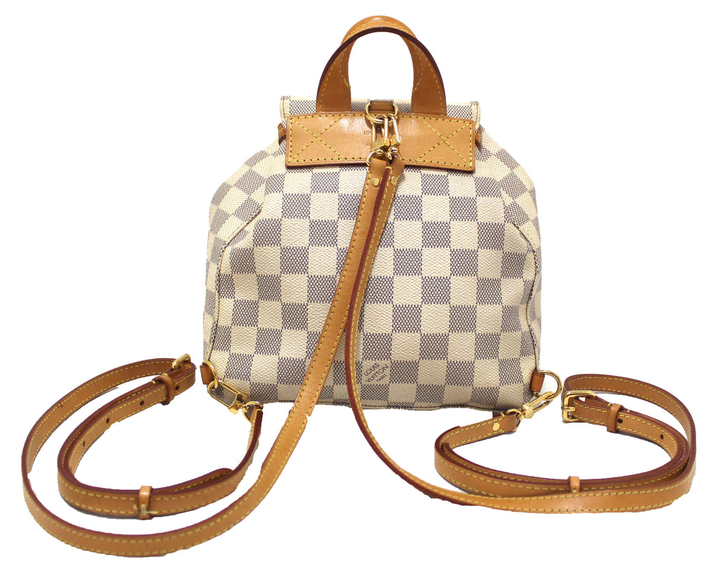 Louis Vuitton Sperone BB Backpack in Damier Azur Canvas in Mint Condition