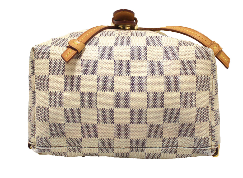 Authentic Louis Vuitton Sperone BB backpack in Damier Azur Canvas
