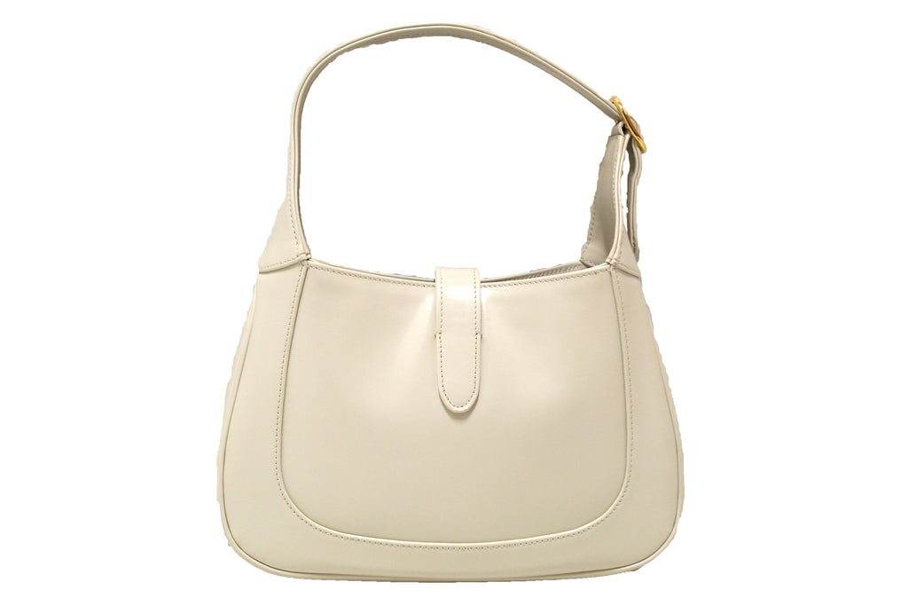 Jackie 1961 Mini Hobo Bag In White Leather