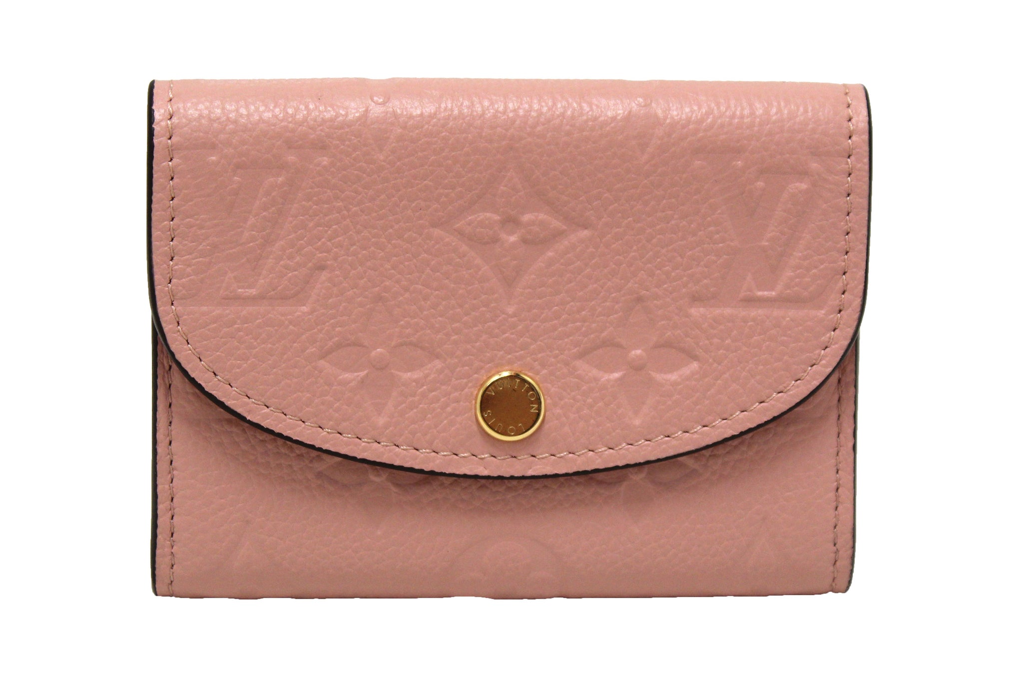 Louis Vuitton Pink Monogram Empreinte Leather Rosalie Coin Purse
