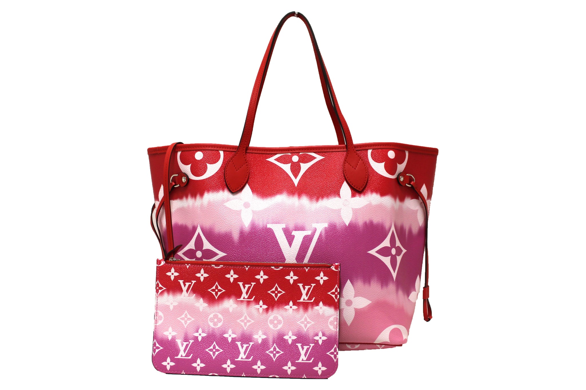 Louis Vuitton, Bags, Louis Vuitton Monogram Neverfull Mm With Red  Interior With Dust Bagboxbag