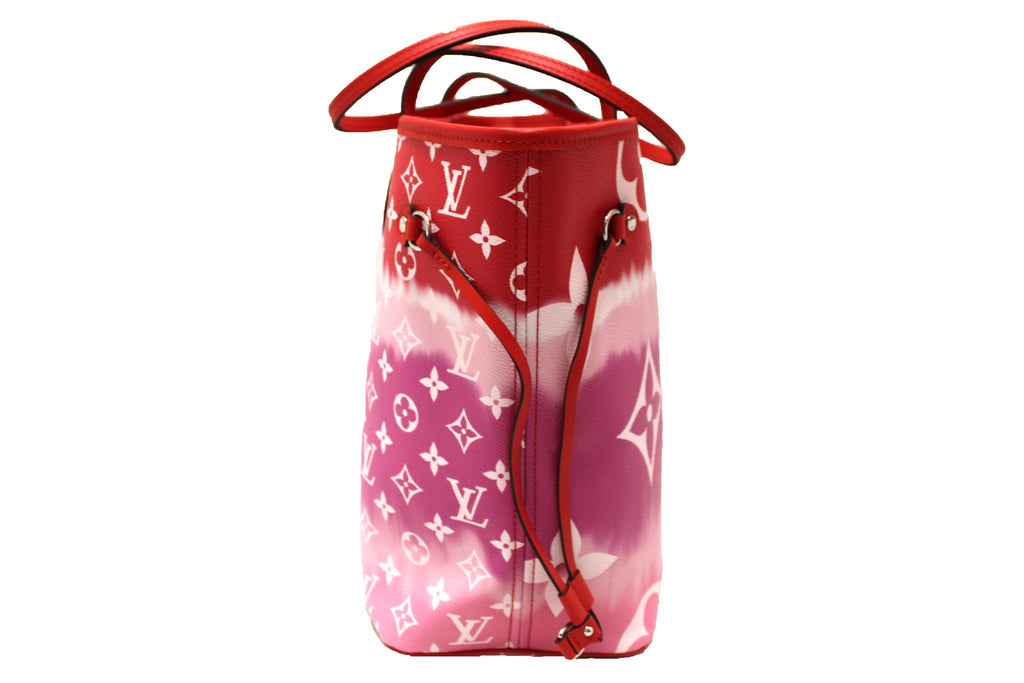 Louis Vuitton Red And Pink Monogram Escale Coated Canvas Neverfull