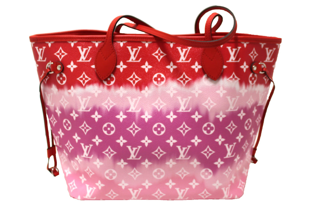 Authentic NEW Louis Vuitton Pink/Red Escale Giant Monogram